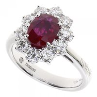 Anello Damiani Donna in Oro bianco Rubino 1.21 Ct 20095790 - 20095790